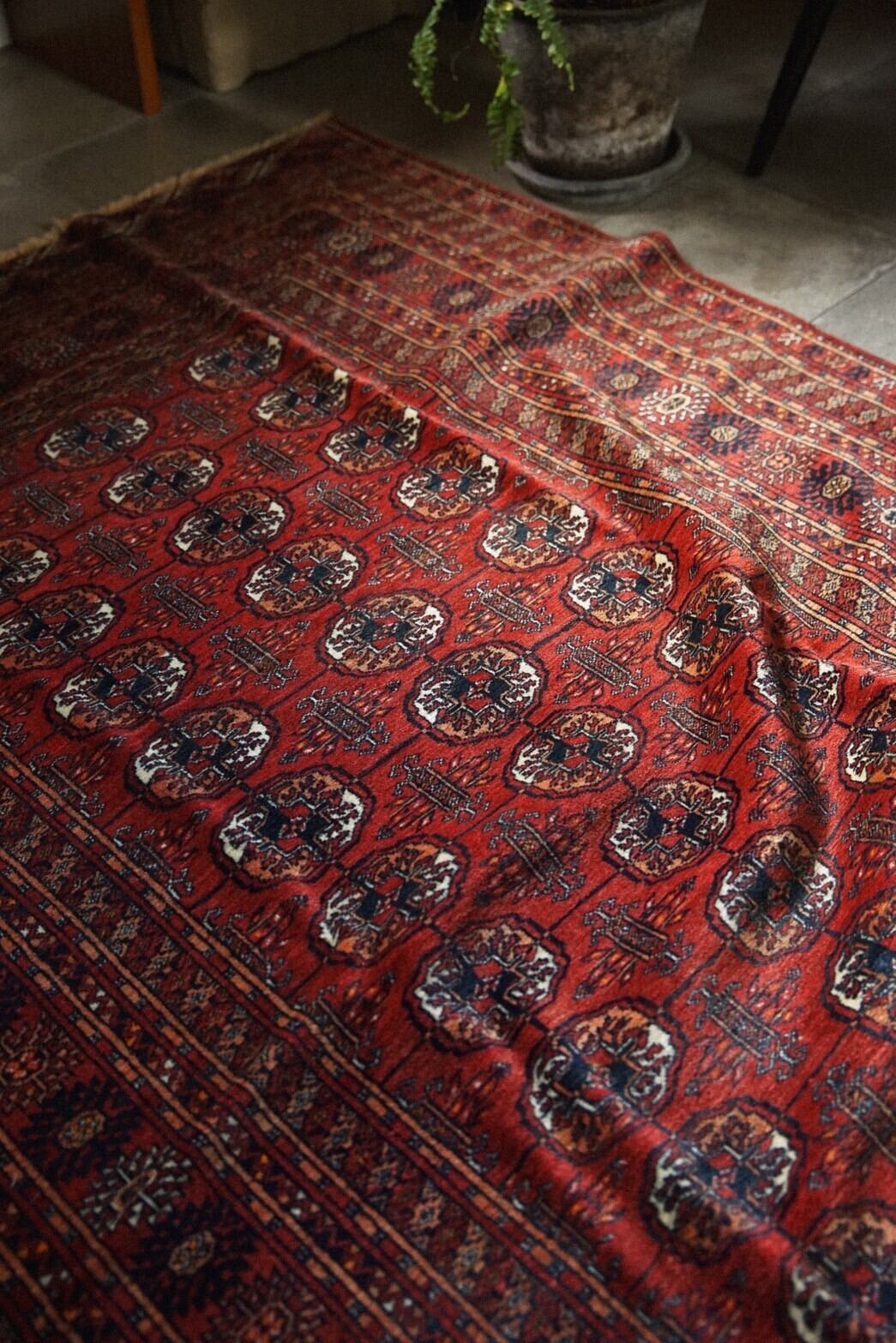669-Semi Antique Turkmen Tekke rug