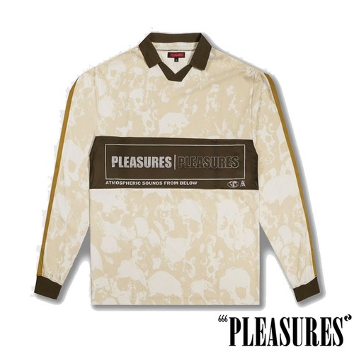 【PLEASURES/プレジャーズ】DESPAIR LONG SLEEVE JERSEY ジャージー / ECRU / SP26-13905