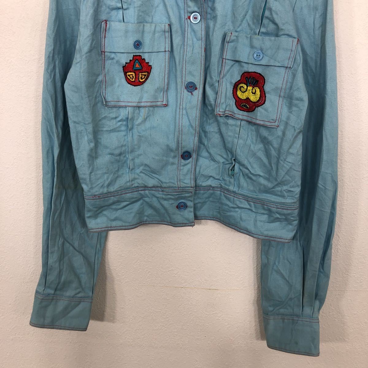 デニムジャケット レディース XS〜 水色 Gジャン ジージャン