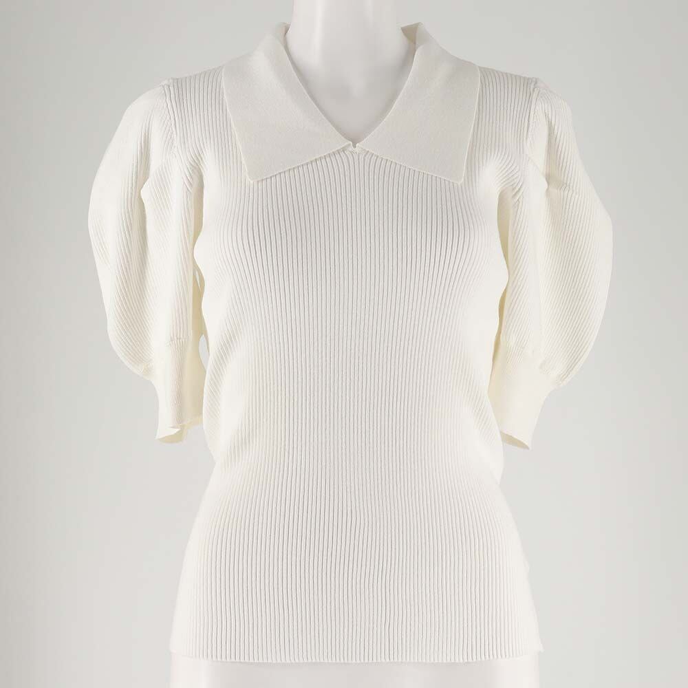 Twentythree トゥエンティスリー リブニットカットソー 23区 - 23区 オンワード樫山 リブニット カットソー スリットネック