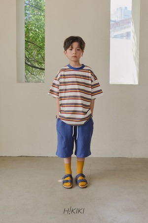 [H!KIKI] Round Bermuda Pants (13/15/17/19) / [하이키키] 라운드버뮤다팬츠 (13/15/17/19)