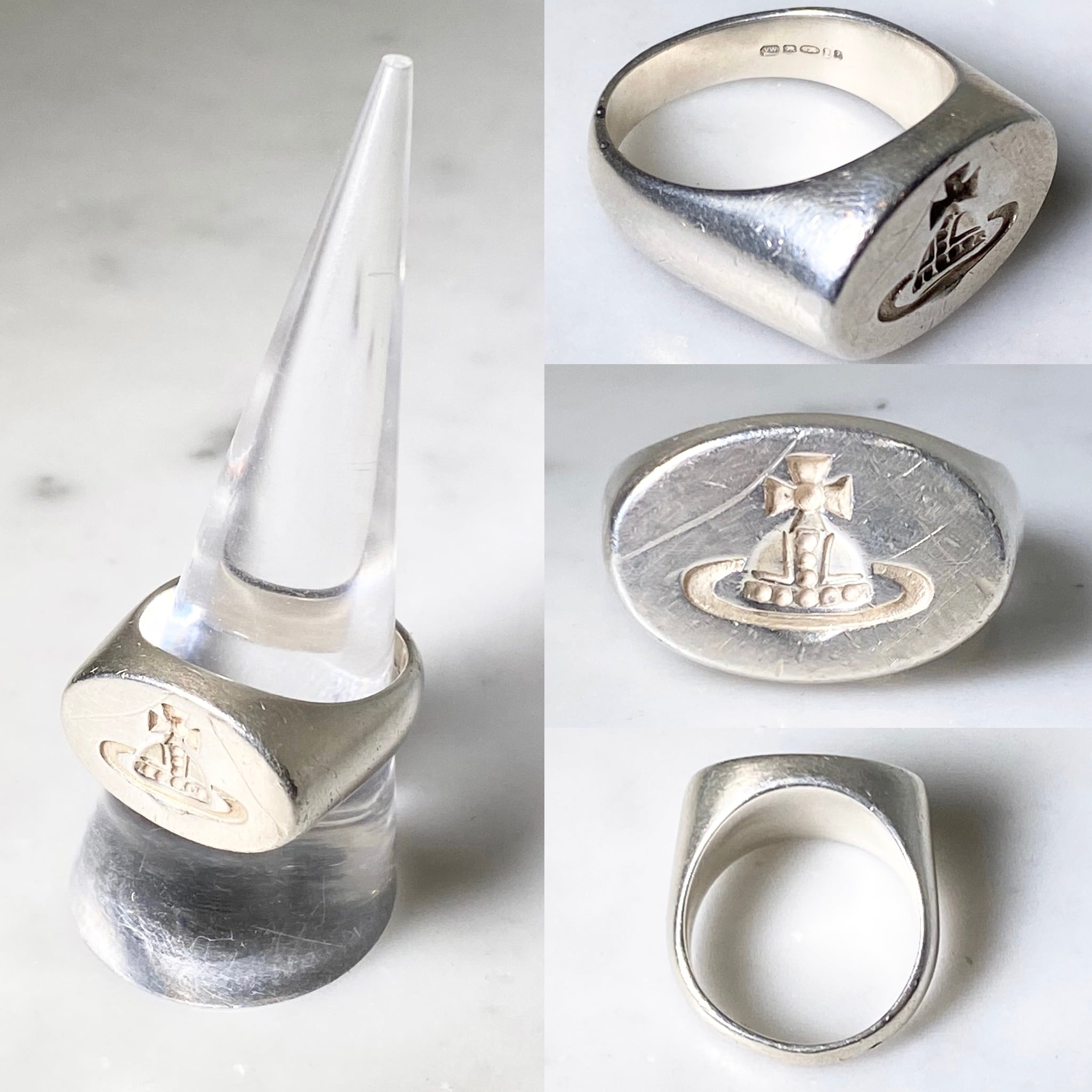 vintage VIVIENNE WESTWOOD silver signet ring “orb” | NOIR ONLINE vintage VIVIENNE WESTWOOD silver signet ring “orb” | NOIR ONLINE