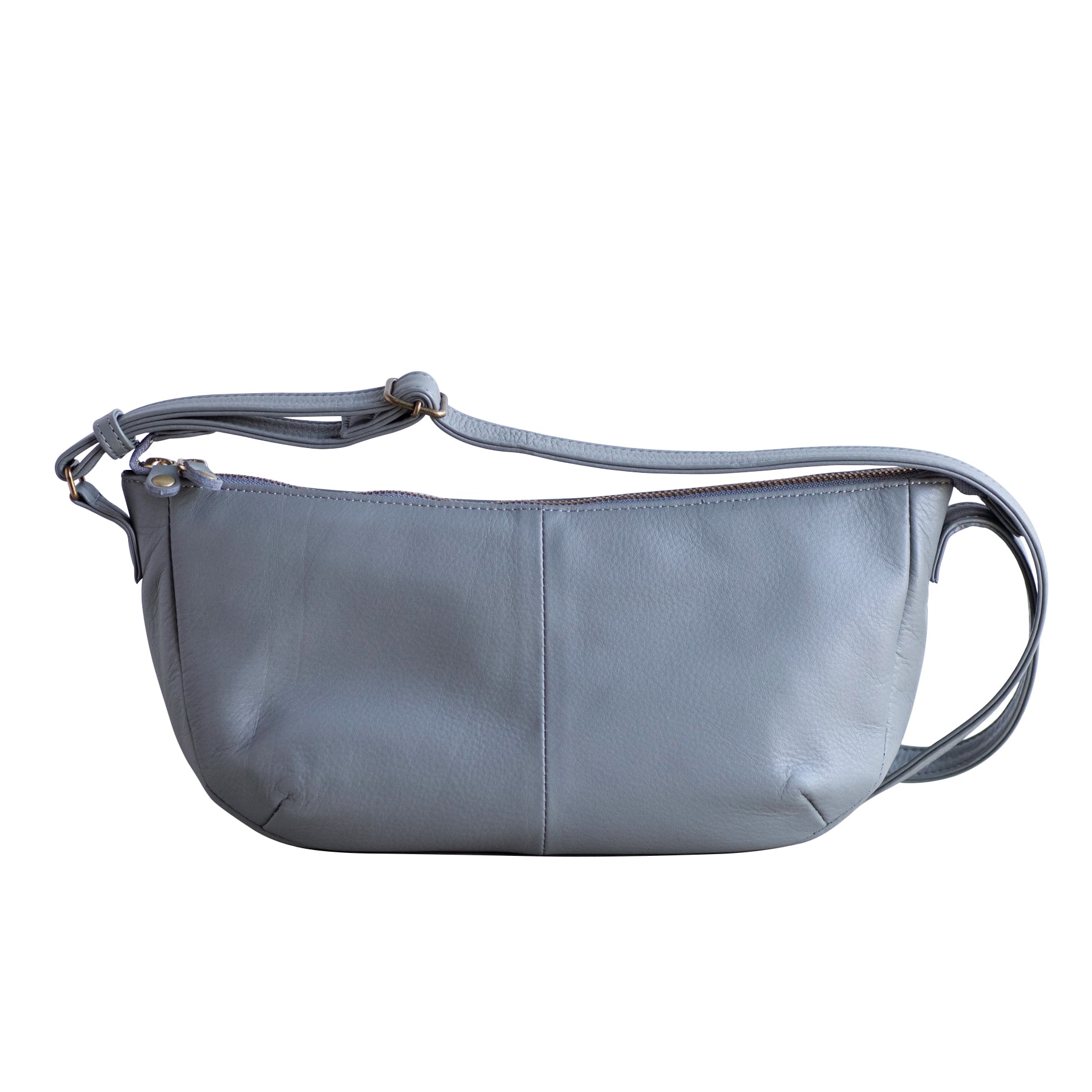 舟形ショルダーバッグ (ソフトシュリンクレザー) 【ak-45cs