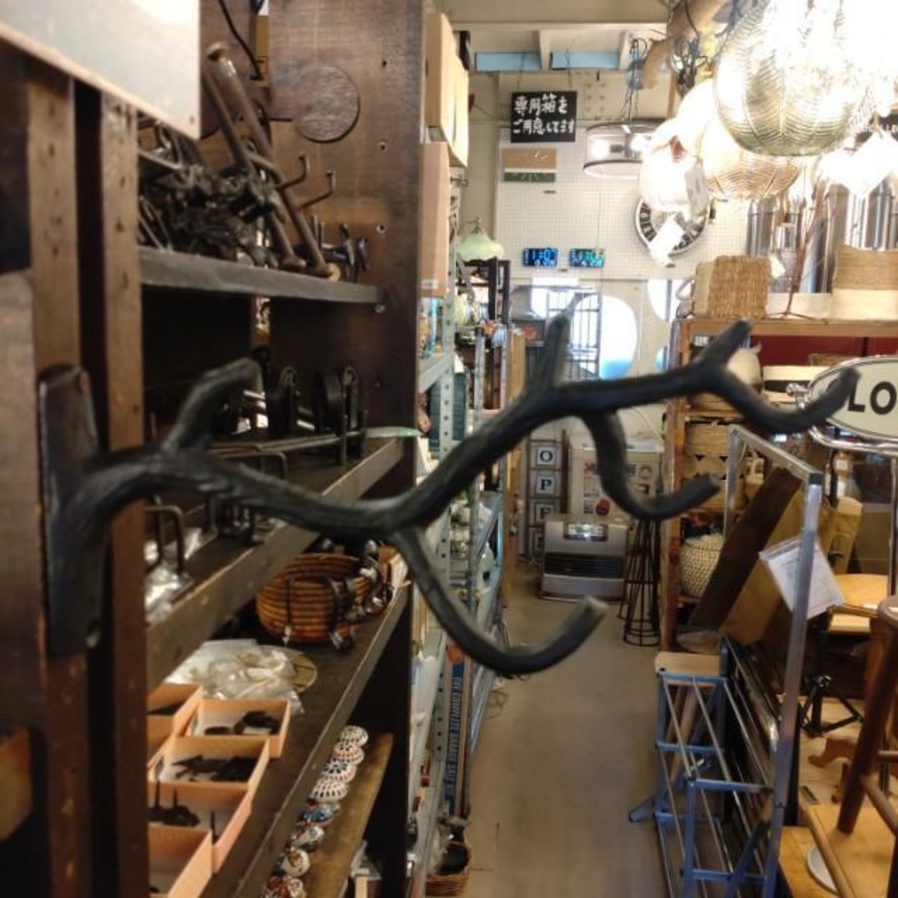 Covent Iron Branch Hook Iron Goods　Interior　Small Itema　Entrance　Living　DIY　Branch