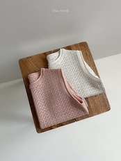 【取寄/韓国直送】minirobe 26/SM アイリットニットチョッキ｜夏服｜韓国子供服