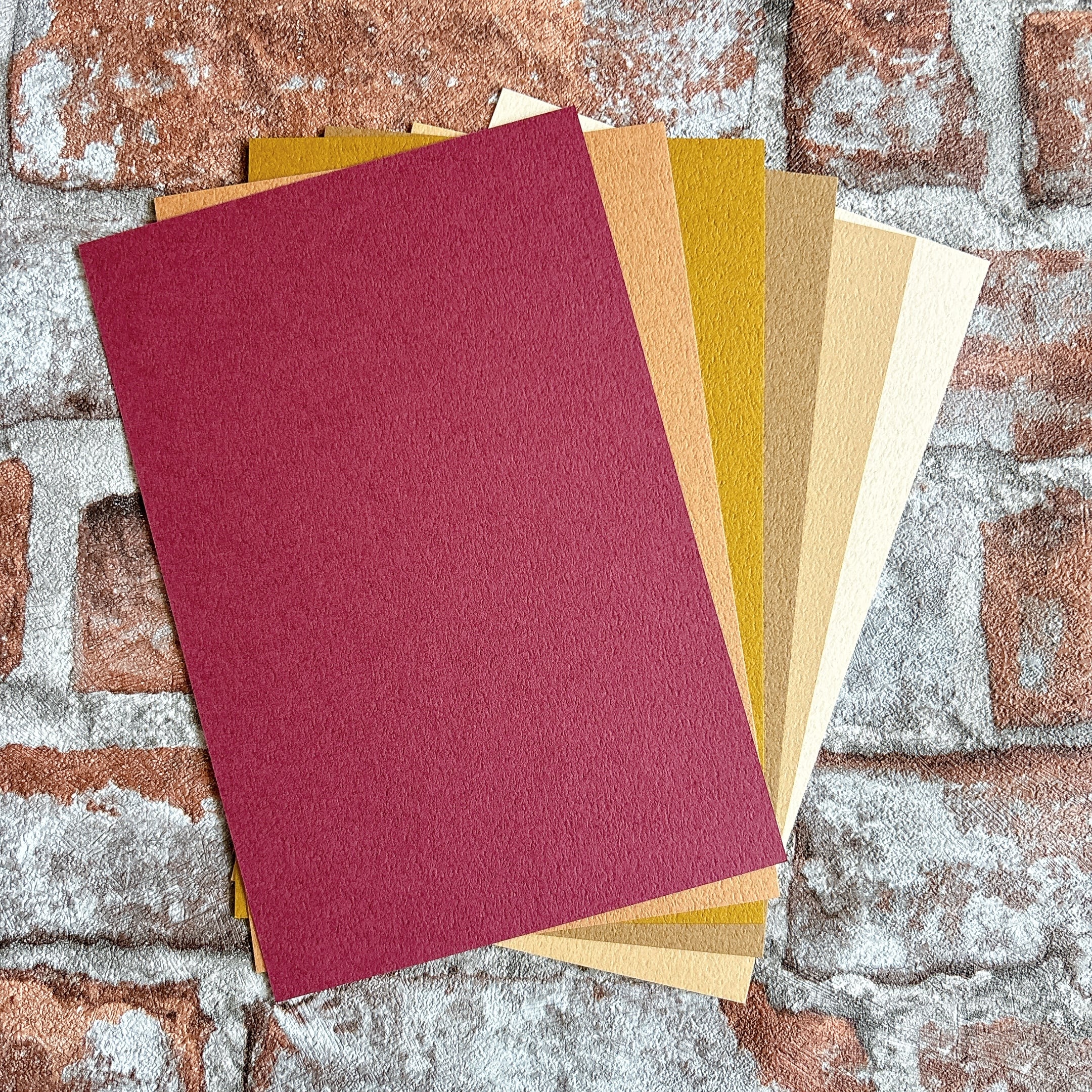 【6色12枚】　penpen paper タント紙 11×16.5｜厚口130kg・Cricut対応　