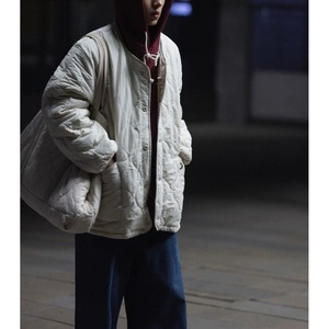 Oversized quilted liner jacket 1213