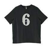 MME115BEB フロッキープリントTシャツ