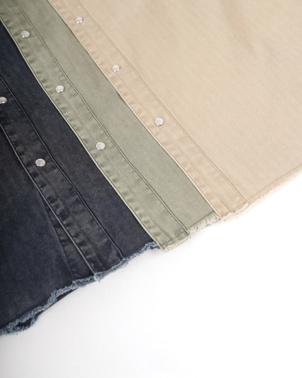 【#Re:room】VINTAGE WASHED COLOR BIG SHIRTS［RES123］