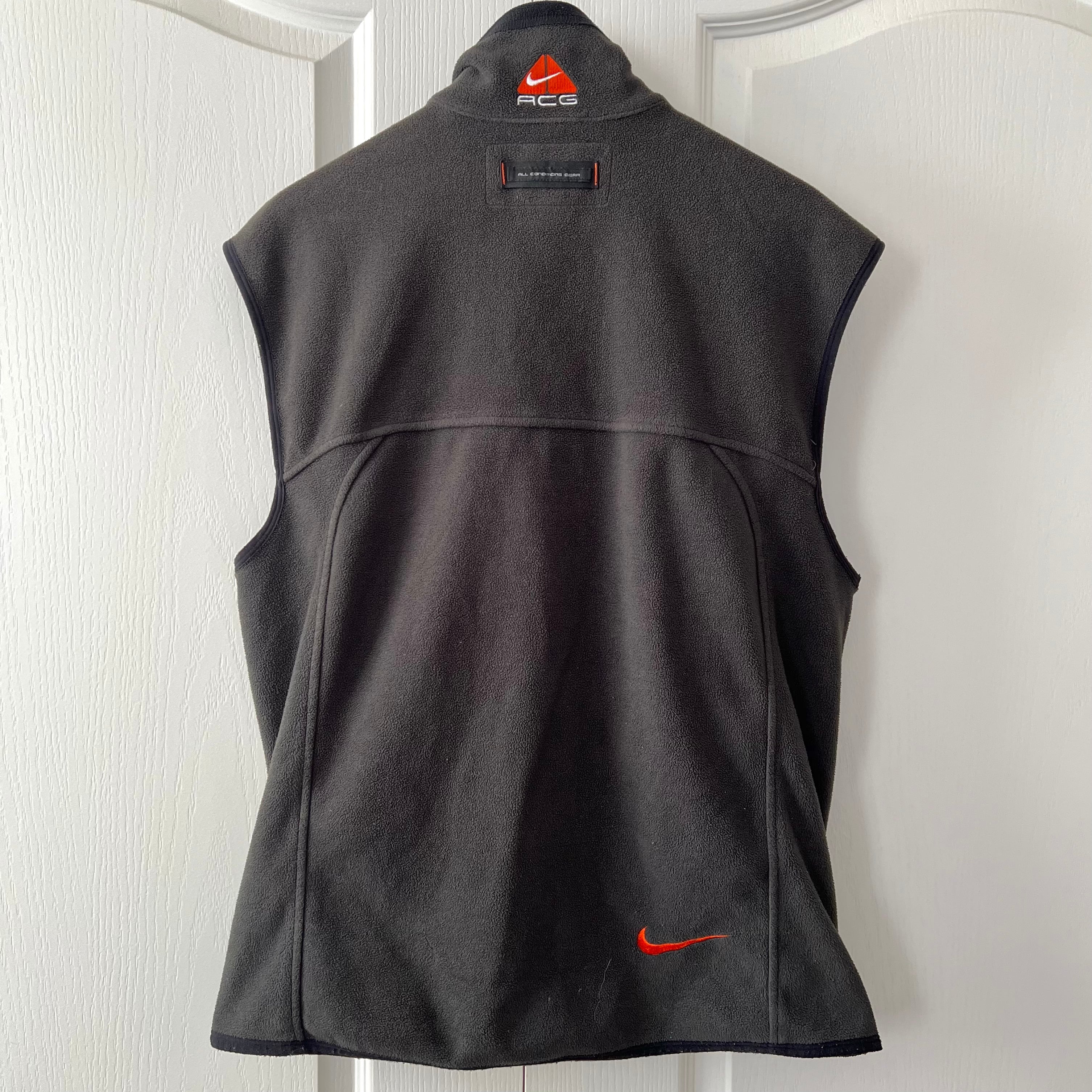 NIKE ACG 90年代 ナイキ フリース ベスト ジャケット M カーキ | 古着
