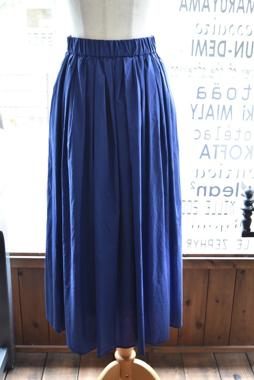 QTUME(クチューム) 24A/W コットンフレアースカート