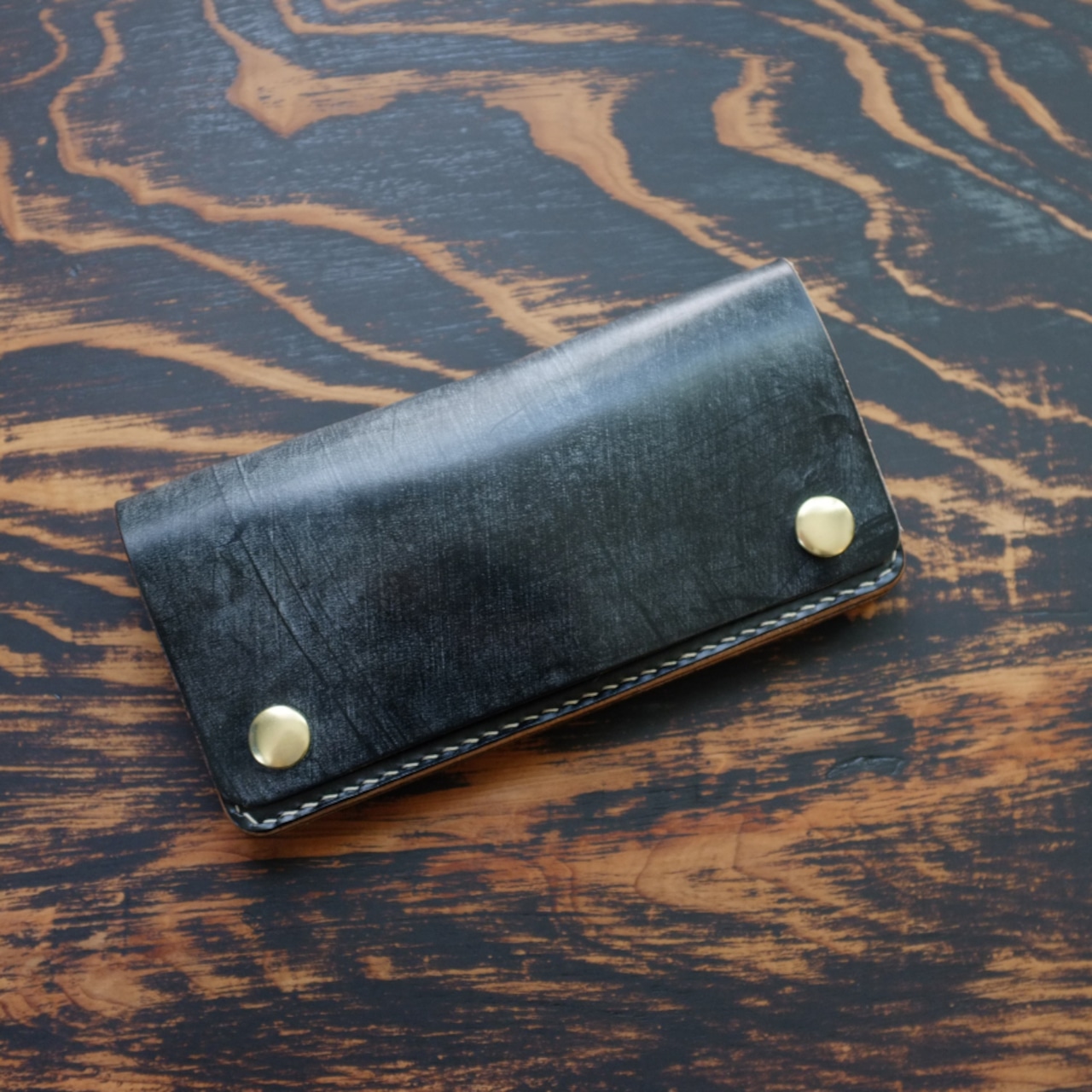 受注生産品】トラッカーウォレット 参層式 | 玖區 ninemc
