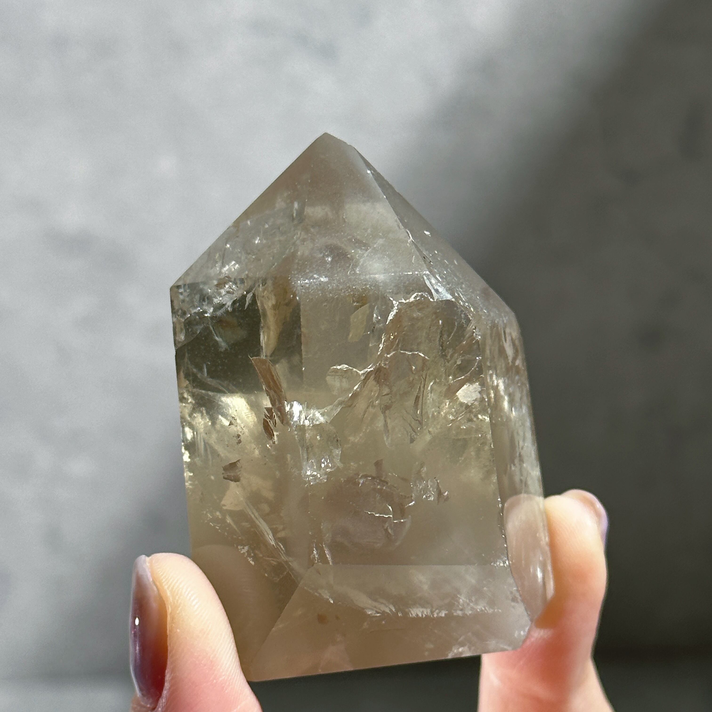 ファントム◎スモーキーシトリン タワー15◇ Smokey Citrine ◇天然石