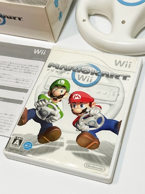 任天堂 Wiiハンドル ソフト セット マリオカートWii リモコン無し ゲーム レーシングゲーム Nintendo レースゲーム