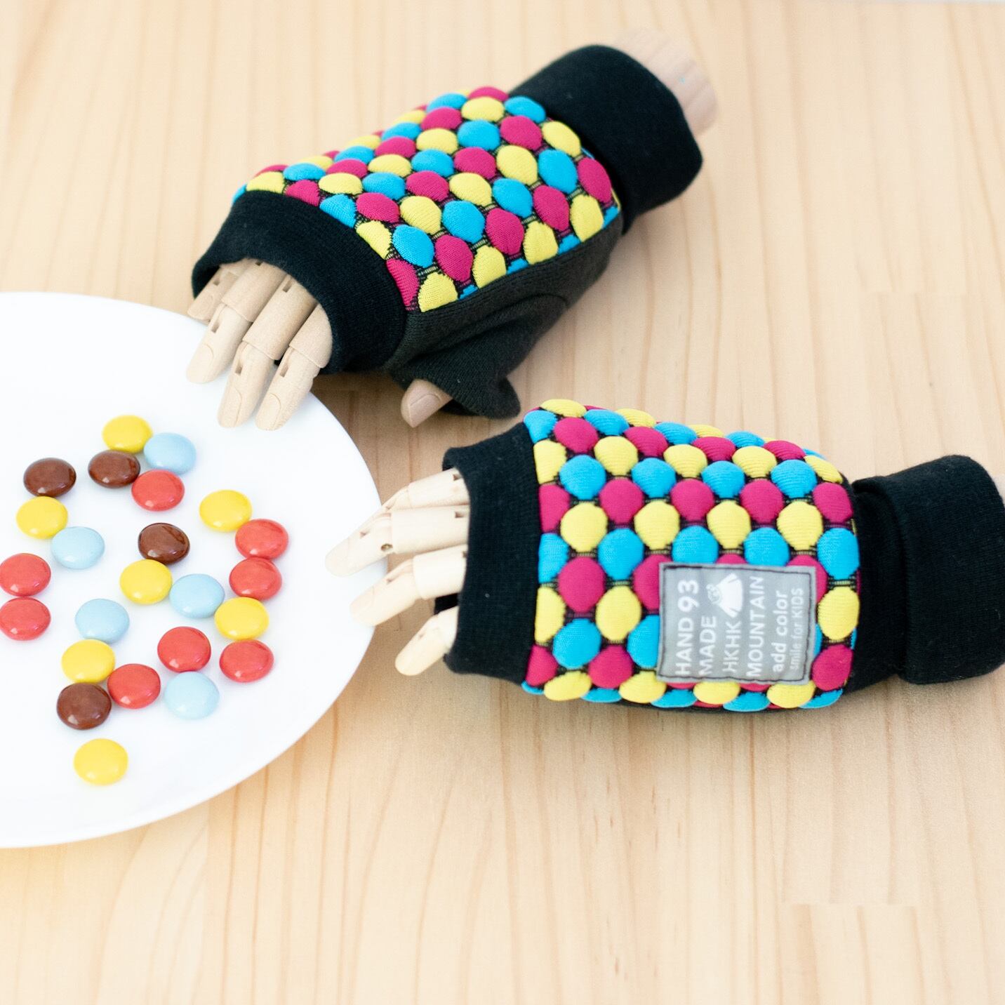 指なしハンドウォーマー キッズサイズ ハンドメイド（レシピ〉2Way  