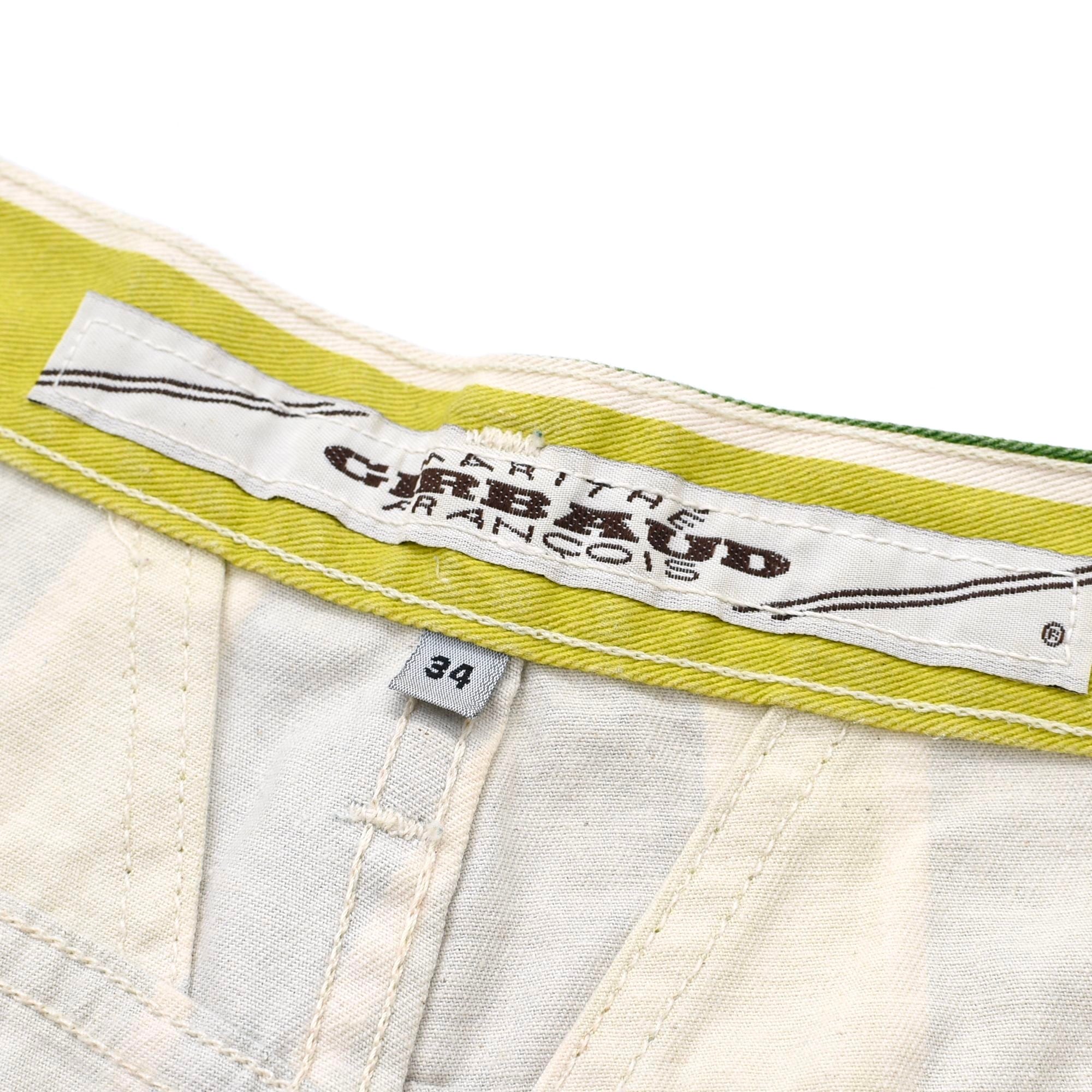 90's Marithe Francois Girbaud multi stripe shorts | 古着屋 grin