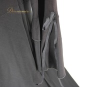 社交ダンス 衣装 スタンダード ドレス ワンピース レッスンウェア パーティドレス オールシーズン 黒 ブラック系 長袖 ラインストーン 無地 華やか おしゃれ 体型カバー フリースタイル シンプル 高級感 フェミニン 楽器の演奏や発表会に最適 キラキラ 伸縮素材 上品 秋冬用 パフォーマンス ゆったり 大人用 アシンメトリー デザイン ステージ衣装 女性用 ドレスコード