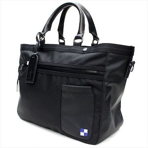 HARVEST LABEL 「BULLET」 2-WAY TOTE <BLACK>