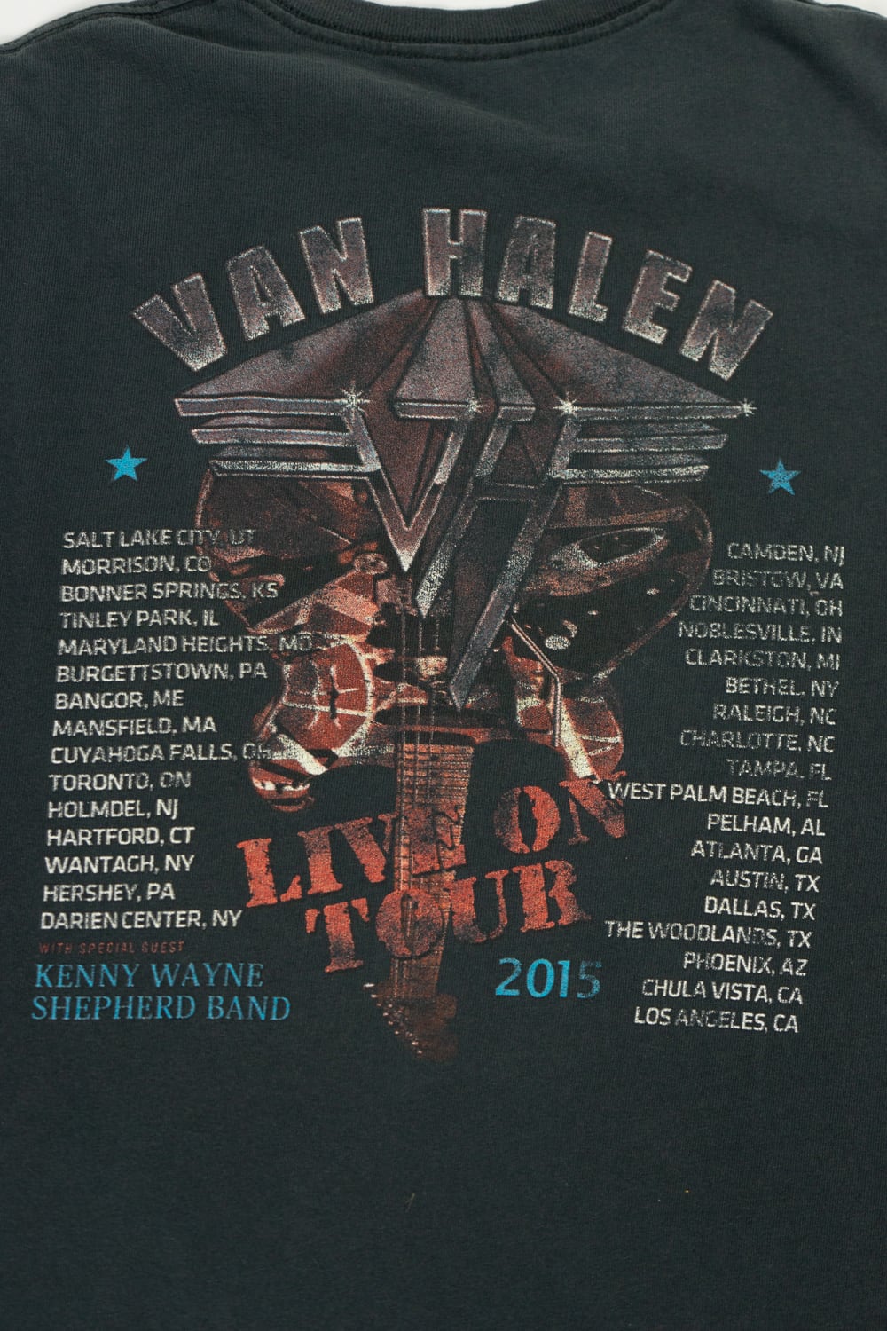 VAN HALEN TOUR 2015 両面Print Tee メンズ L程度 | Hoarders Used