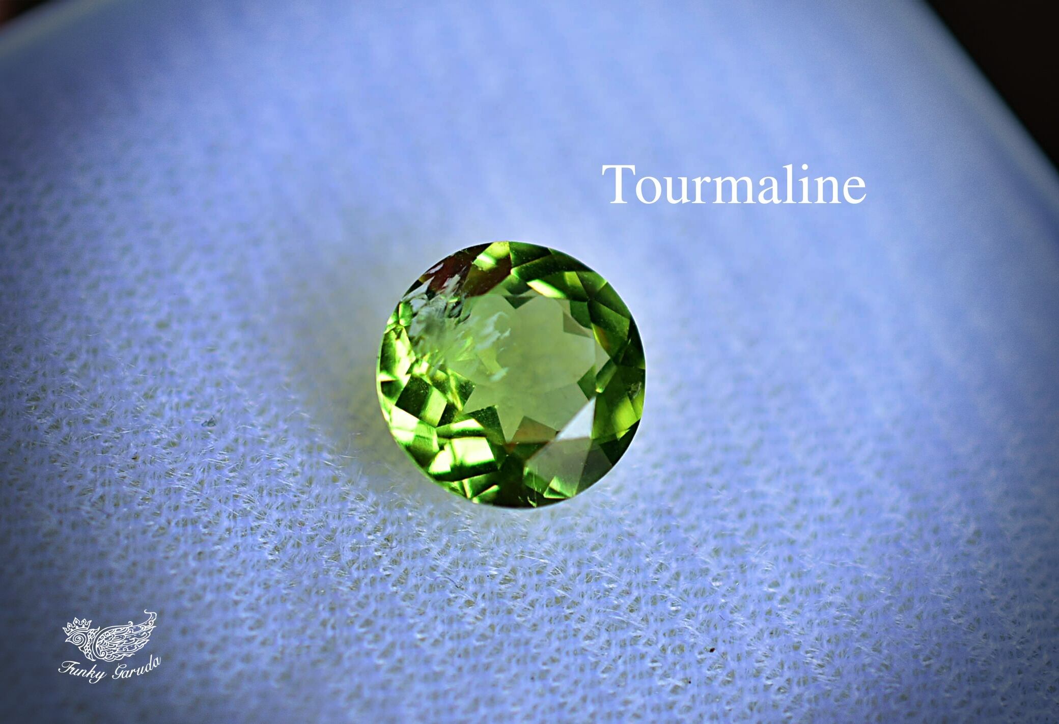 ファセットカット★グリーントルマリン 宝石ルース tor007