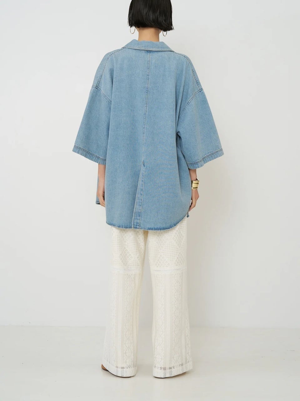 【CHIGNON】パッチワークレースパンツ　3561-051BZ