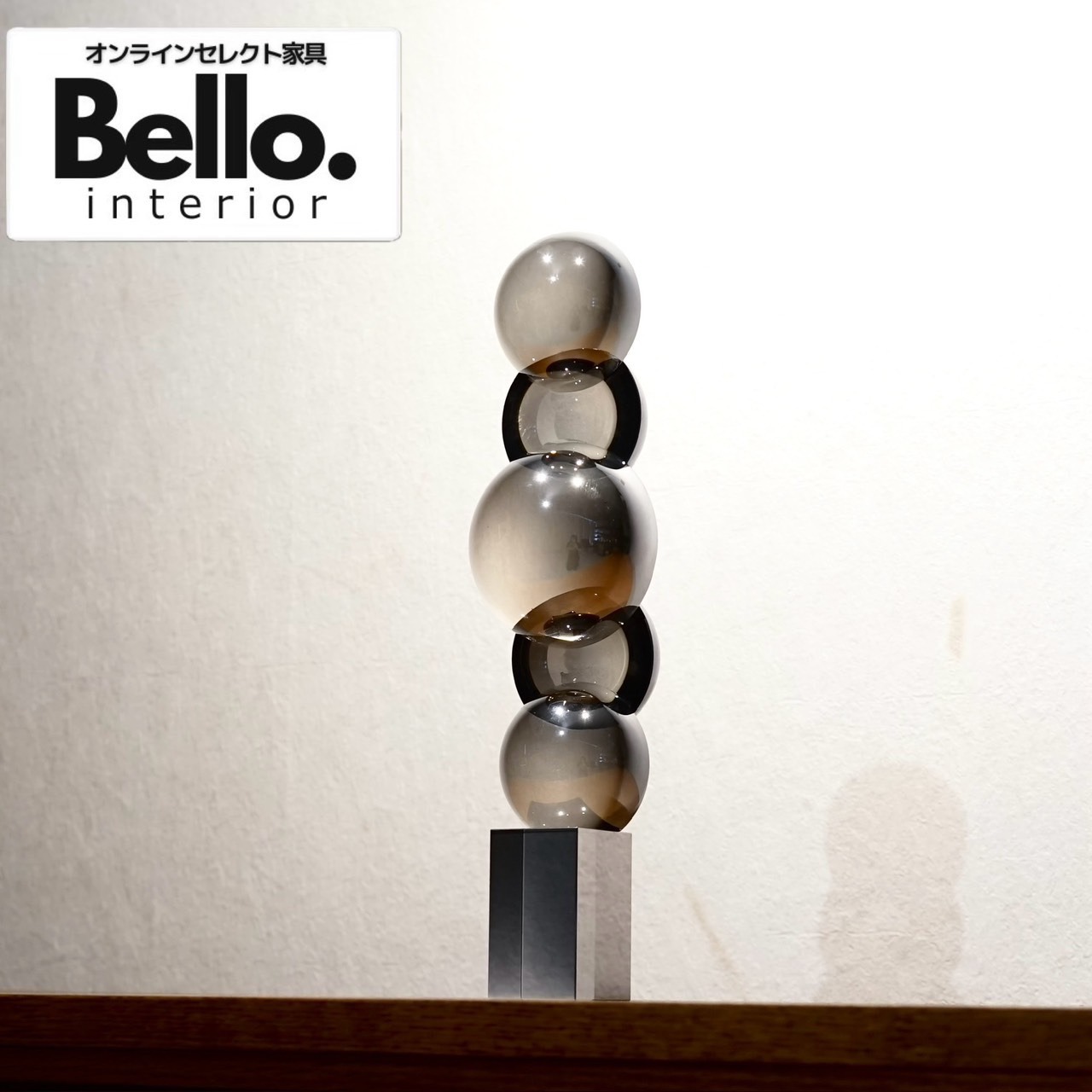 Bello select 輸入品 オブジェ ガラス製 インテリア 雑貨 アート 置物 小物 彫刻 モダン ラグジュアリー ホテルライク