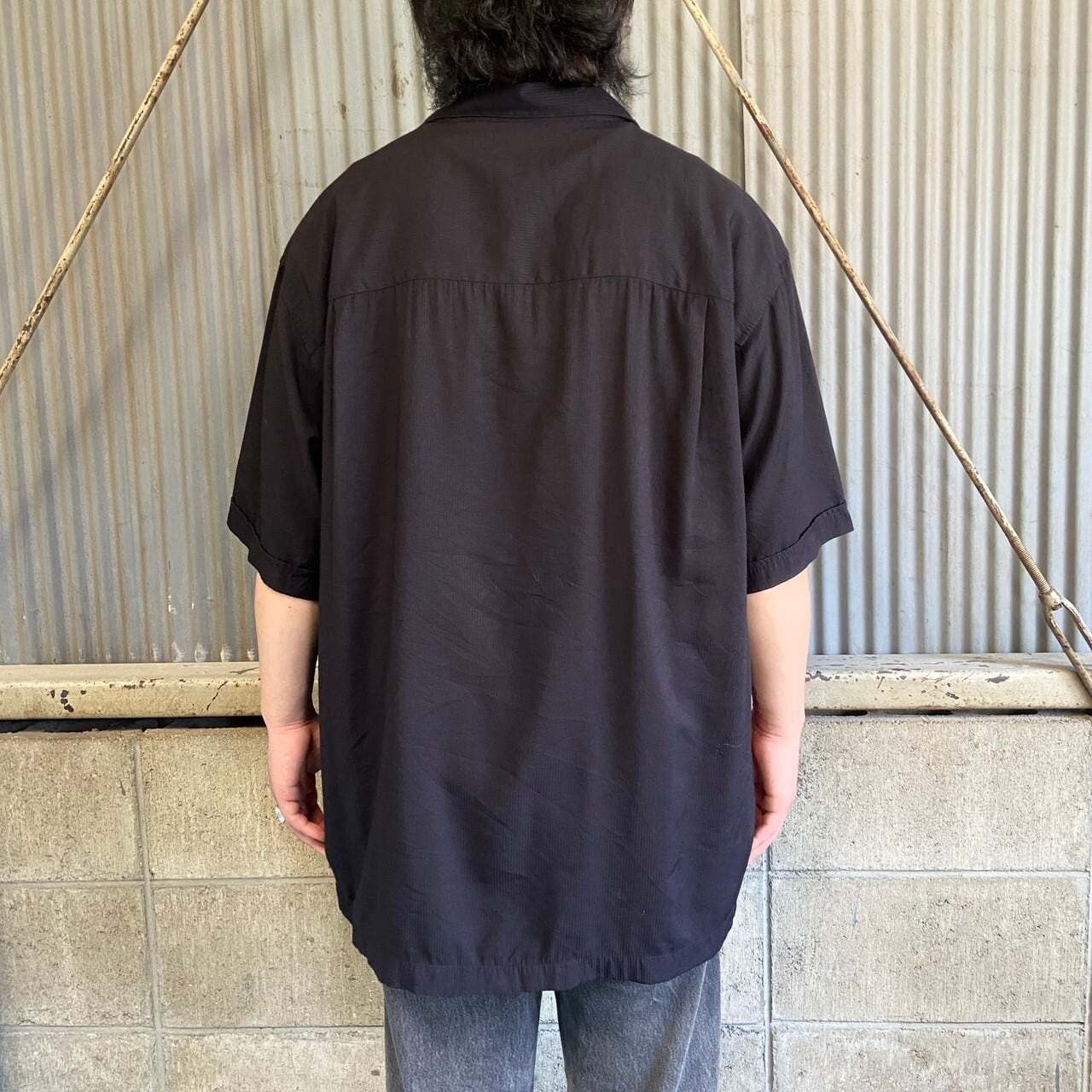 The Havanera.co ハバネラ 2トーン バイカラー レーヨン シャツ