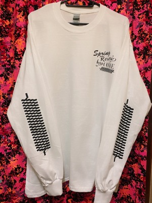 new Spring Reverb has COME  long sleeve TEE  white
