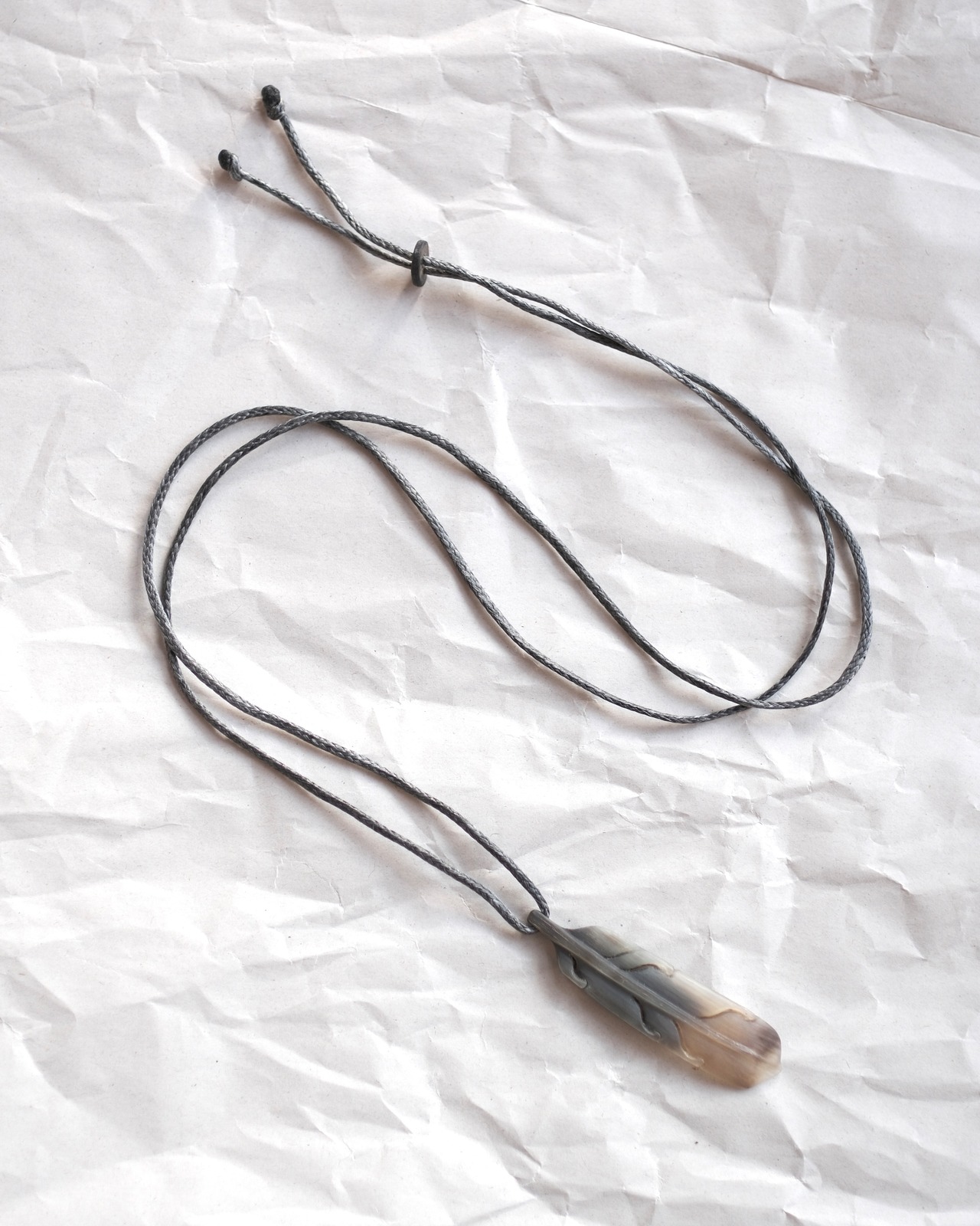 Hand Carved Water Buffalo horns Pendant   |  001