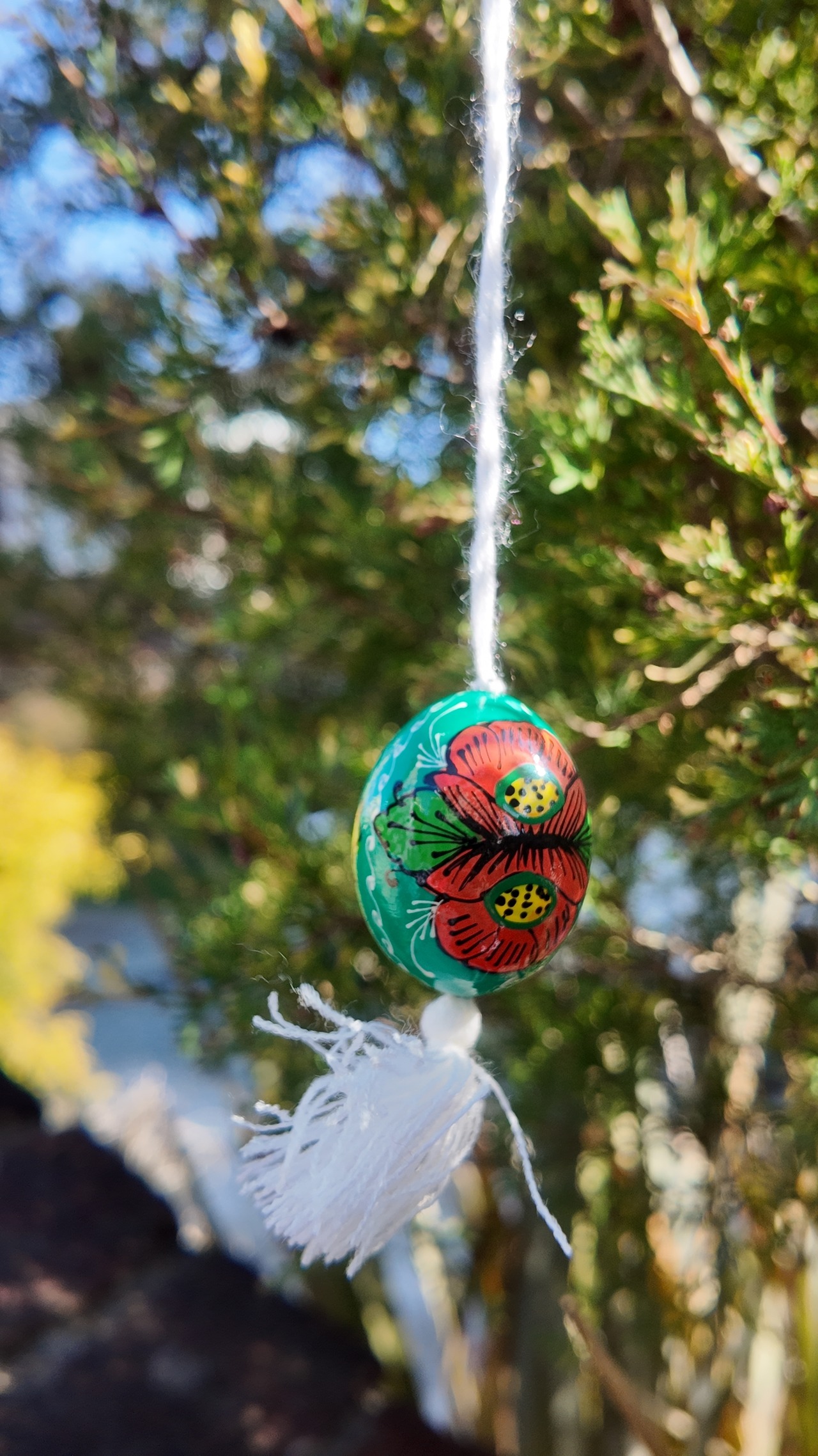 装飾用木製プィサンカ　小（イースターエッグ）　コロミヤモデル　 - 4