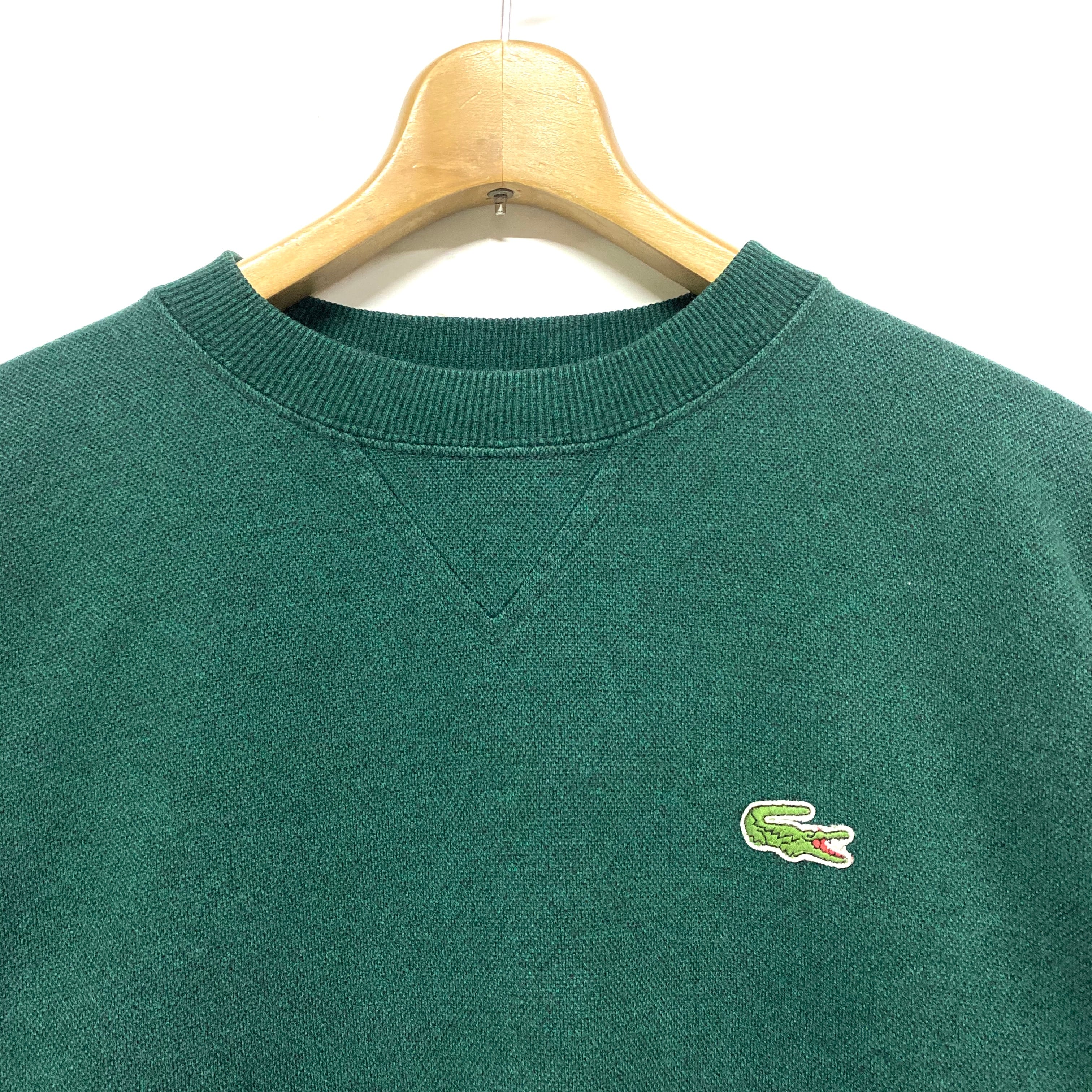 【大人気】LACOSTE☆スウェット M 刺繍ワンポイントロゴ