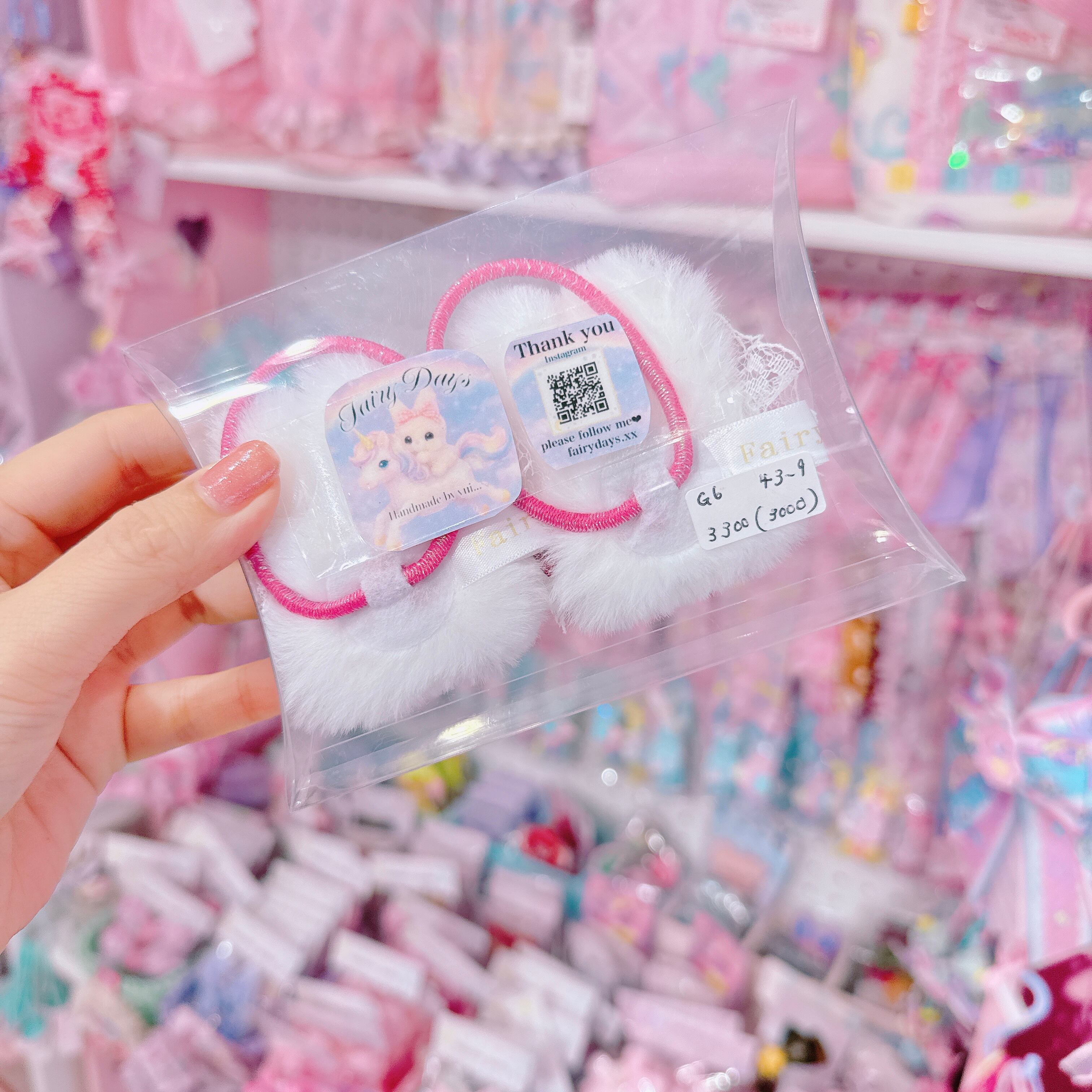 【G6】43-9ロリィタモグモグちゃんツインヘアゴム