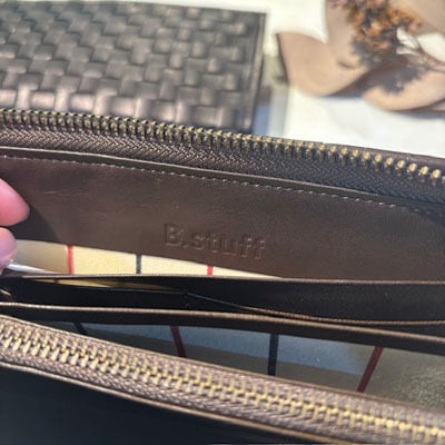 B.stuff　再入荷　Wメッシュのお財布