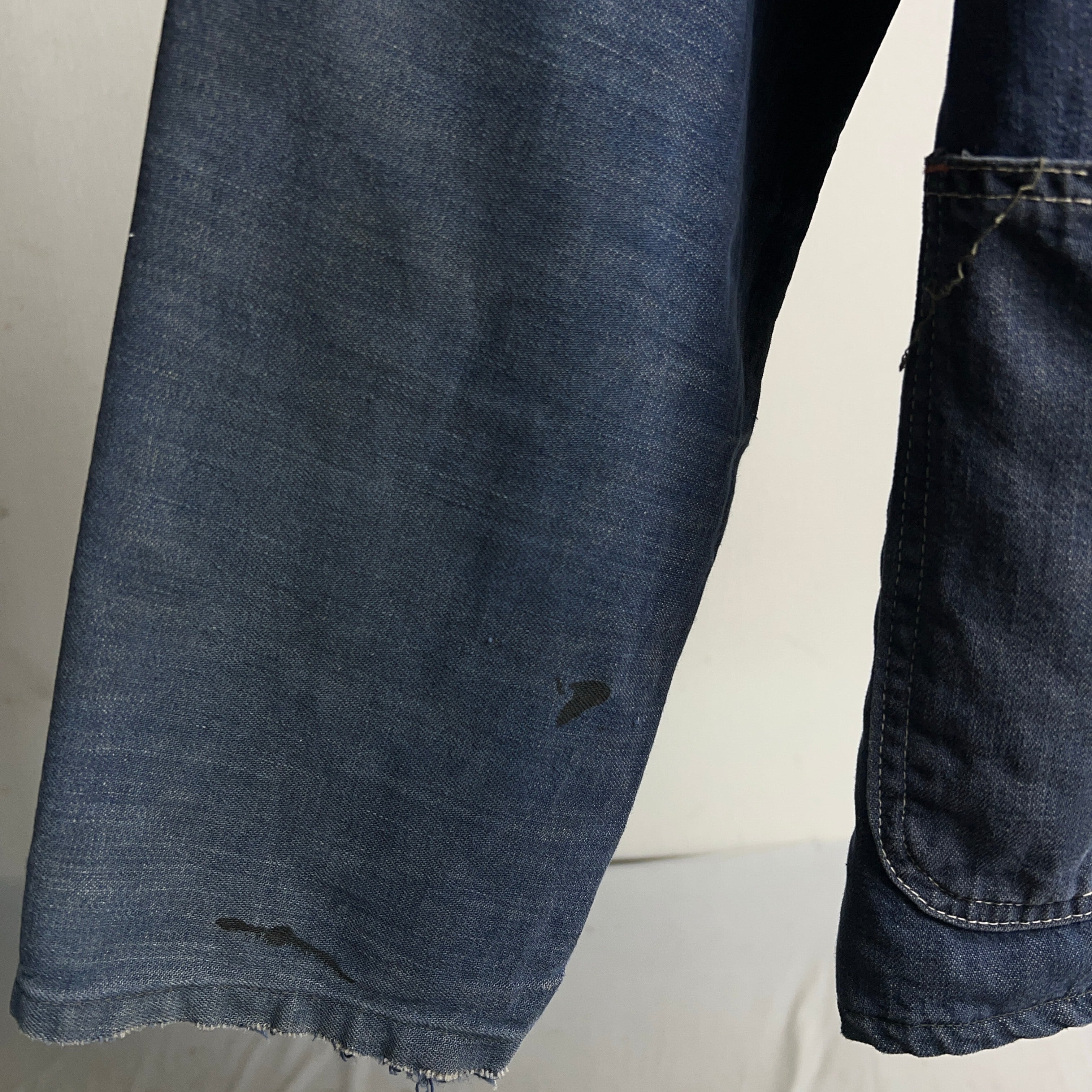 1970's VAT DYE DENIM CHORE JACKET 70年代 バットダイデニム