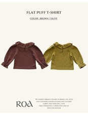 ロア / ROA / フラットパフT / 韓国子供服 / キッズ / 26winter〖取寄〗*XXS~XL*