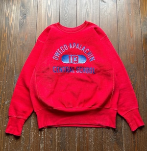 70s  Champion Reverse Weave 単色タグ 〈初期〉 〝 OWEGO APALACHIN CENTLAR SCHOOL 〟 Size  MEDIUM