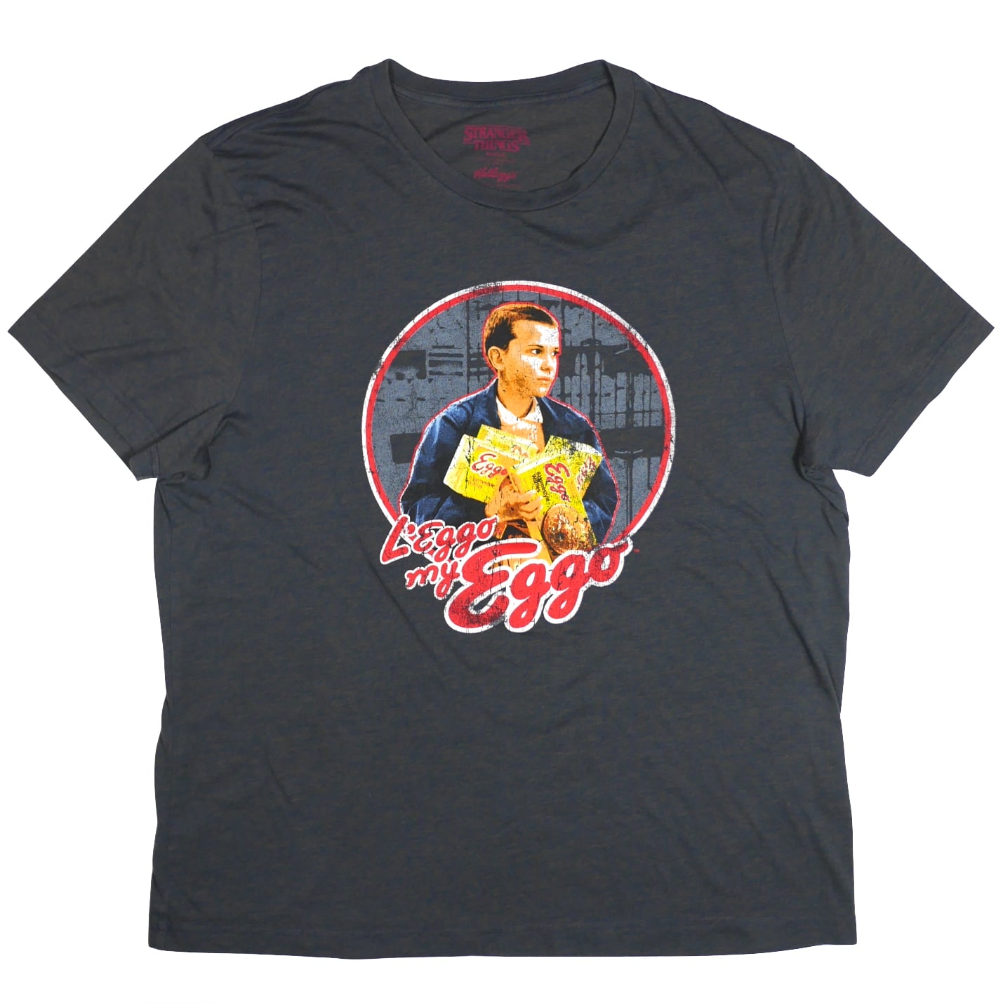 USED【2XL】TV Drama Stranger Things × Kellogg's Tee / ©Netflix 2017
