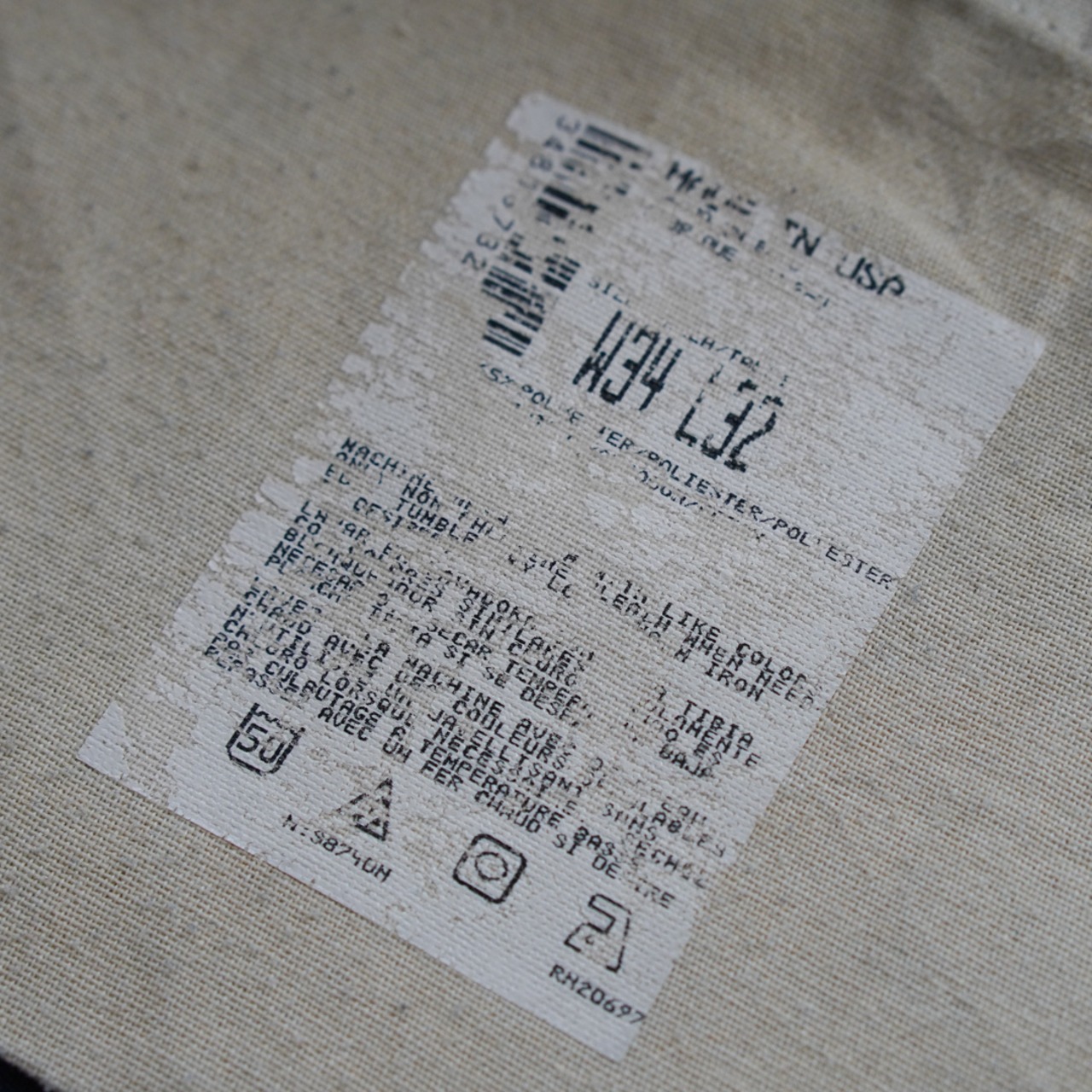 90s Dickies 874 work pants ”made in USA”  [W33L31相当] 古着 - 12