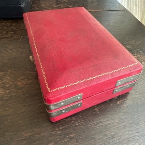 Vintage リングコレクションケースA  小型レッド