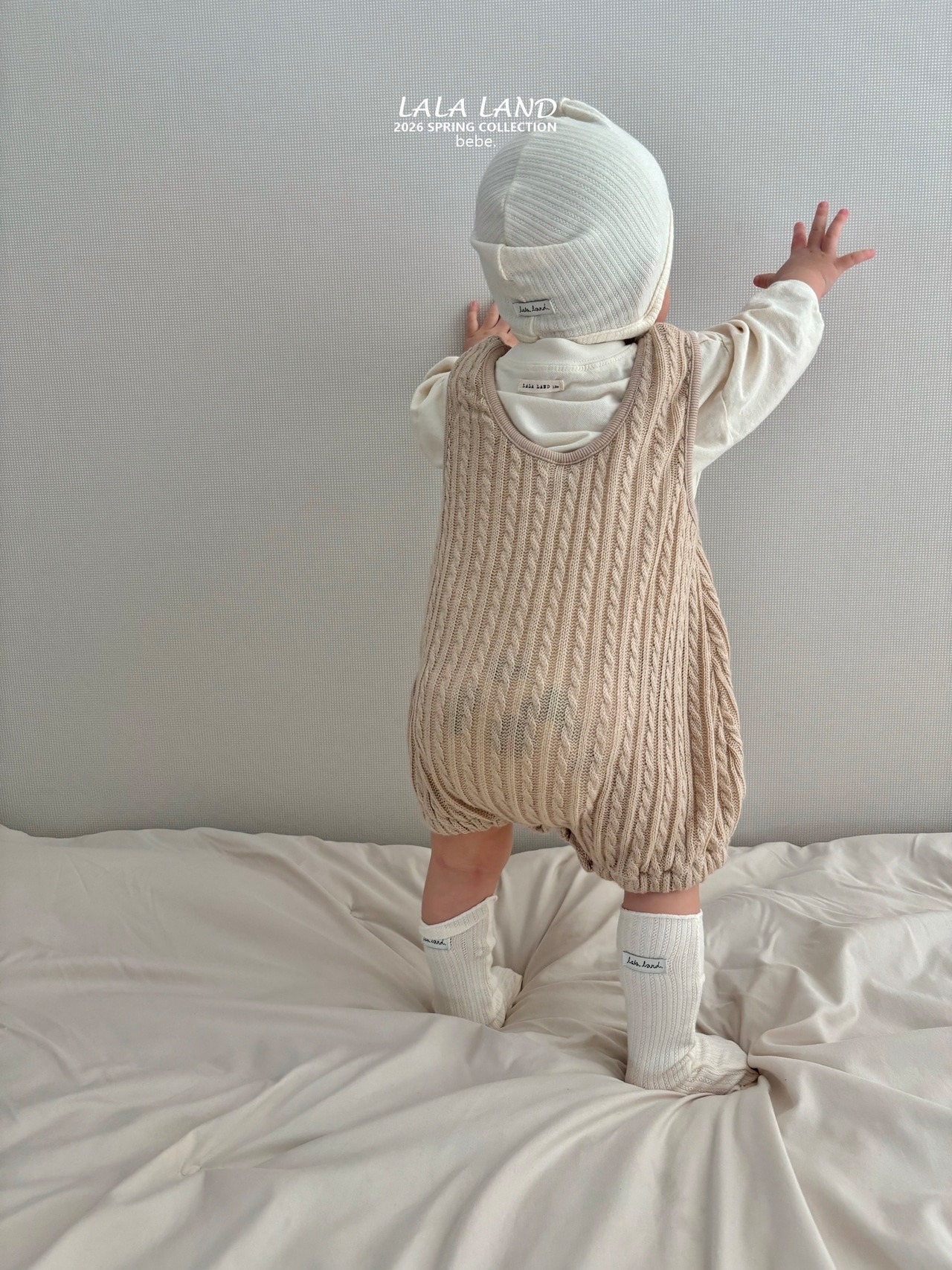 LALALAND 26/SS (Baby)Knit overalls