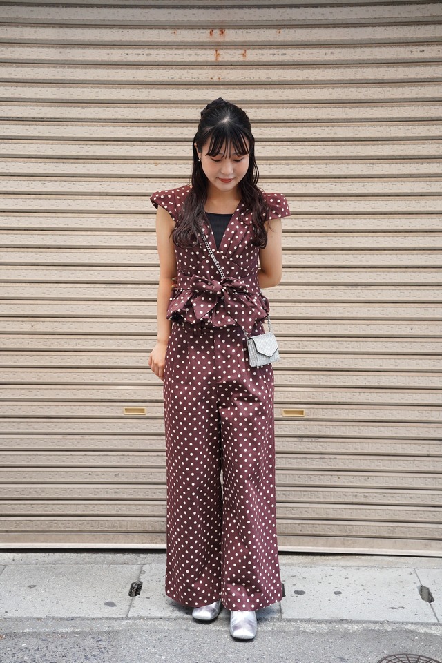 ARLES POLKA DOT TROUSERS