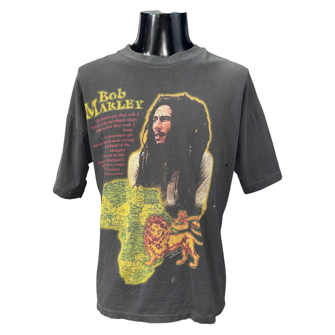 【BOB MARLEY】ボブ・マーリー "Redemption Song" 90's Vintage Tシャツ