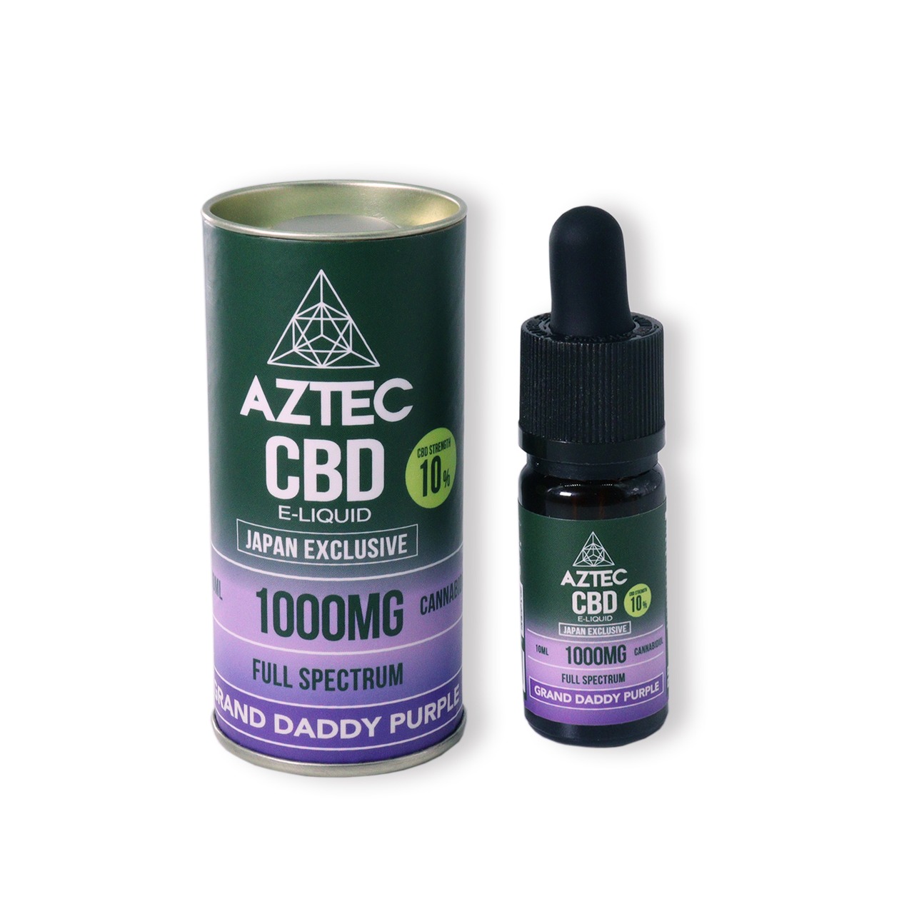 【FULL SPECTRUM】 CBD 10% CBD E-LIQUID 10ml 1000mg〈GRAND DADDY PURPLE〉