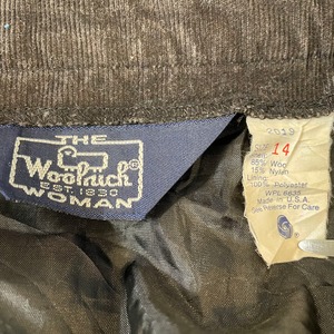 【Woolrich】USA製 ロングスカート ギンガムチェック ウールリッチ サイズ14 アメリカ古着