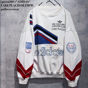 special 80's"ADIDAS"LAKE PLACID OLYMPIC pullover sweat