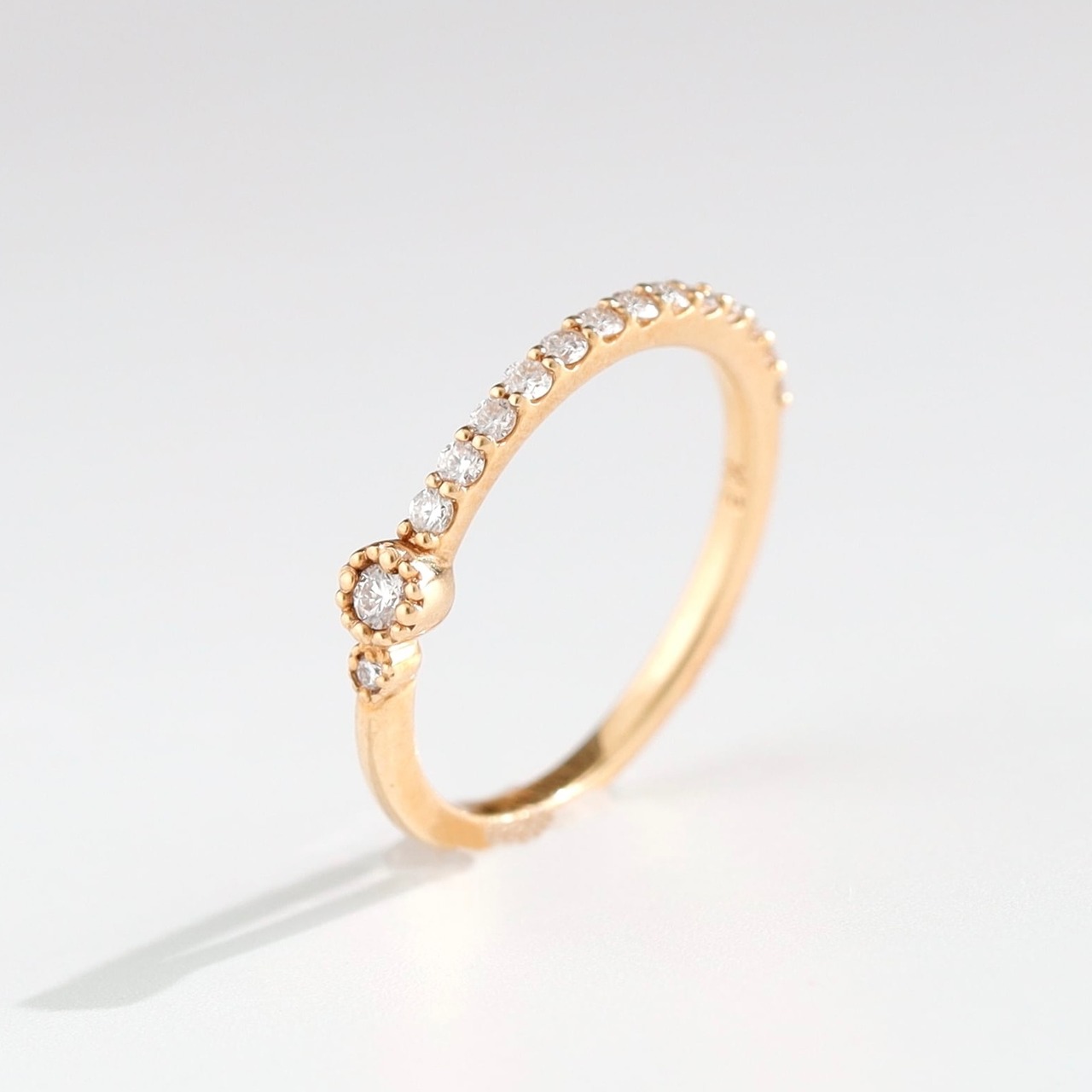 ダイヤモンド ピンキーリング K18 / 0.150ct