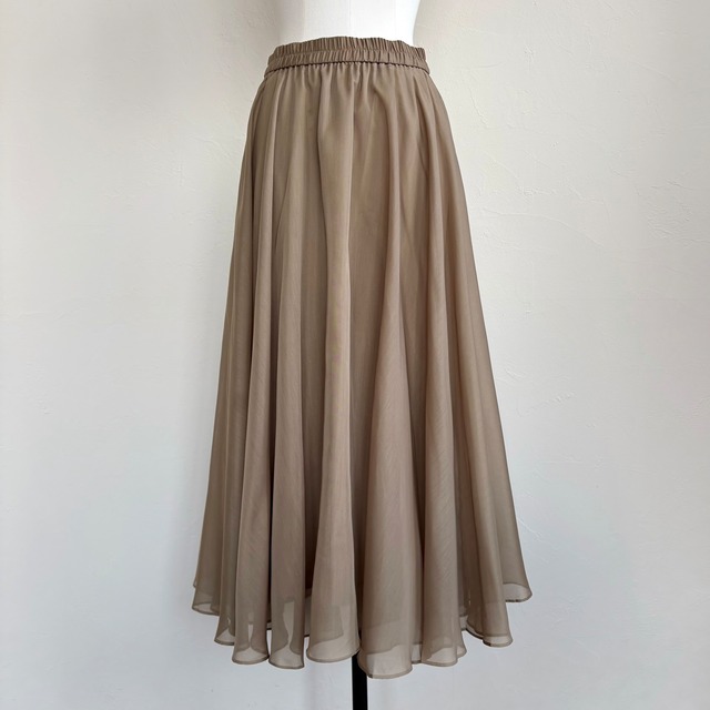 〈SELECT〉シアーサーキュラースカート 630203