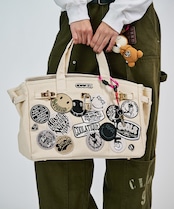 【直営限定ITEM】TYPE-A マルチワッペンターンロックハンドバッグ CQ-48507H