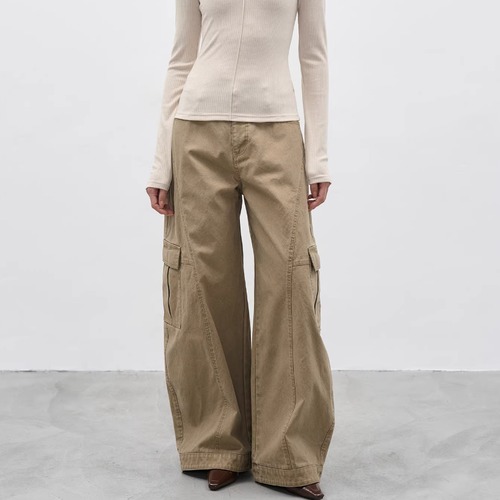 カーゴワイドレッグパンツ ・21742