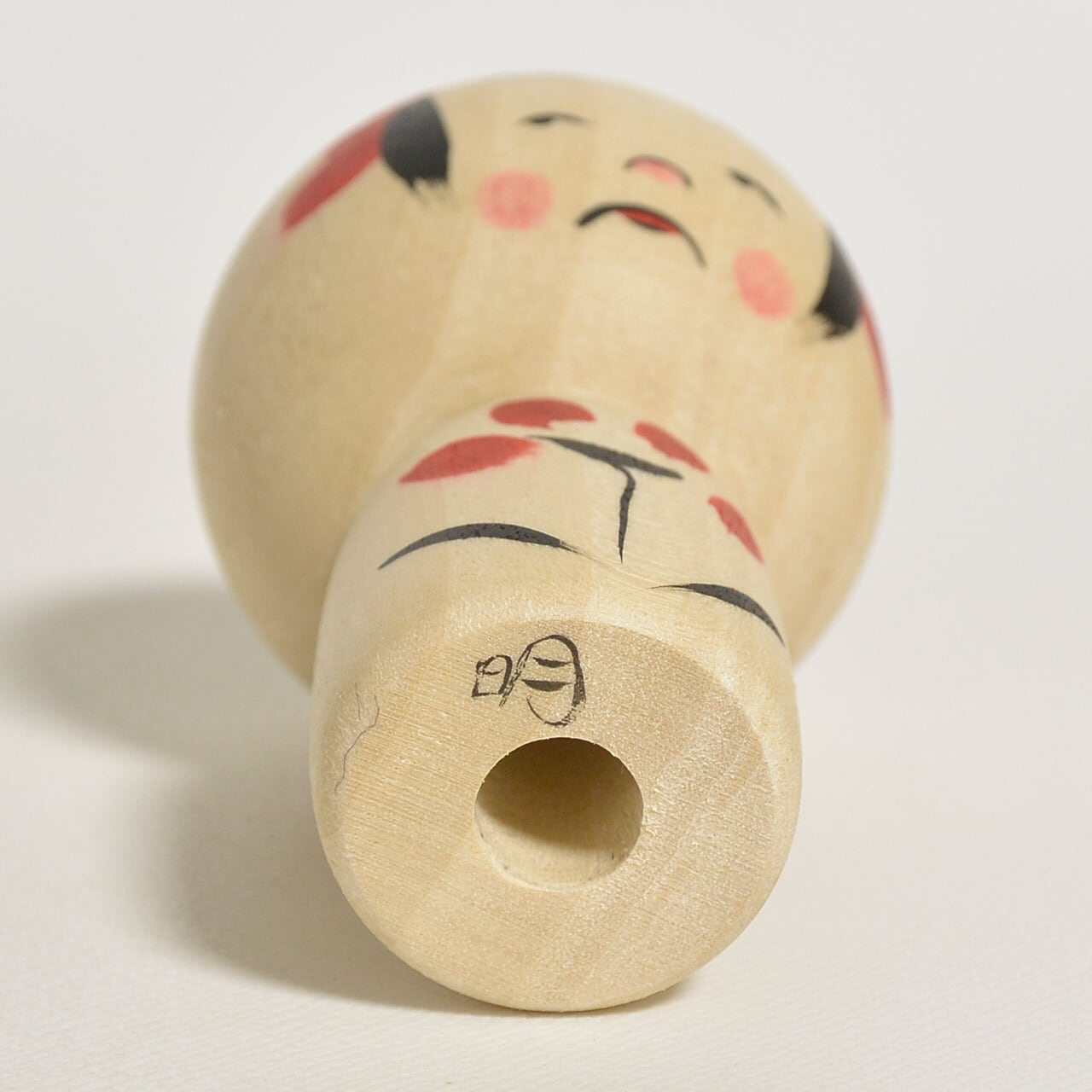 ミニ百想こけし 約2寸 約6cm 鈴木明 工人（作並系）#2604 | コケシア
